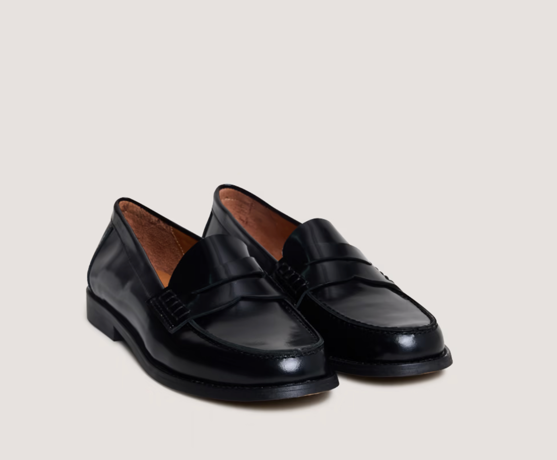 Mocassins à plateau pincé