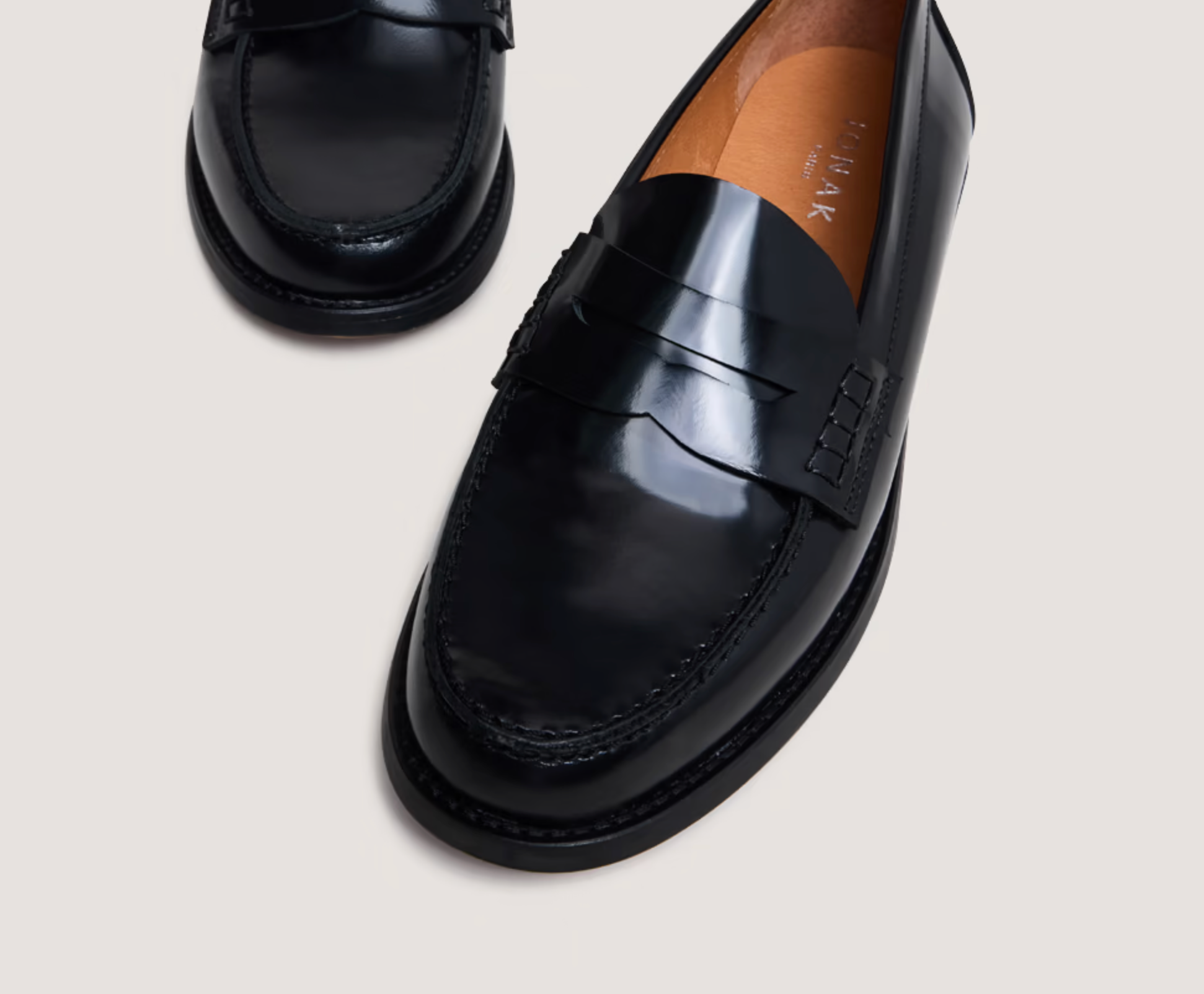 Mocassins à plateau pincé