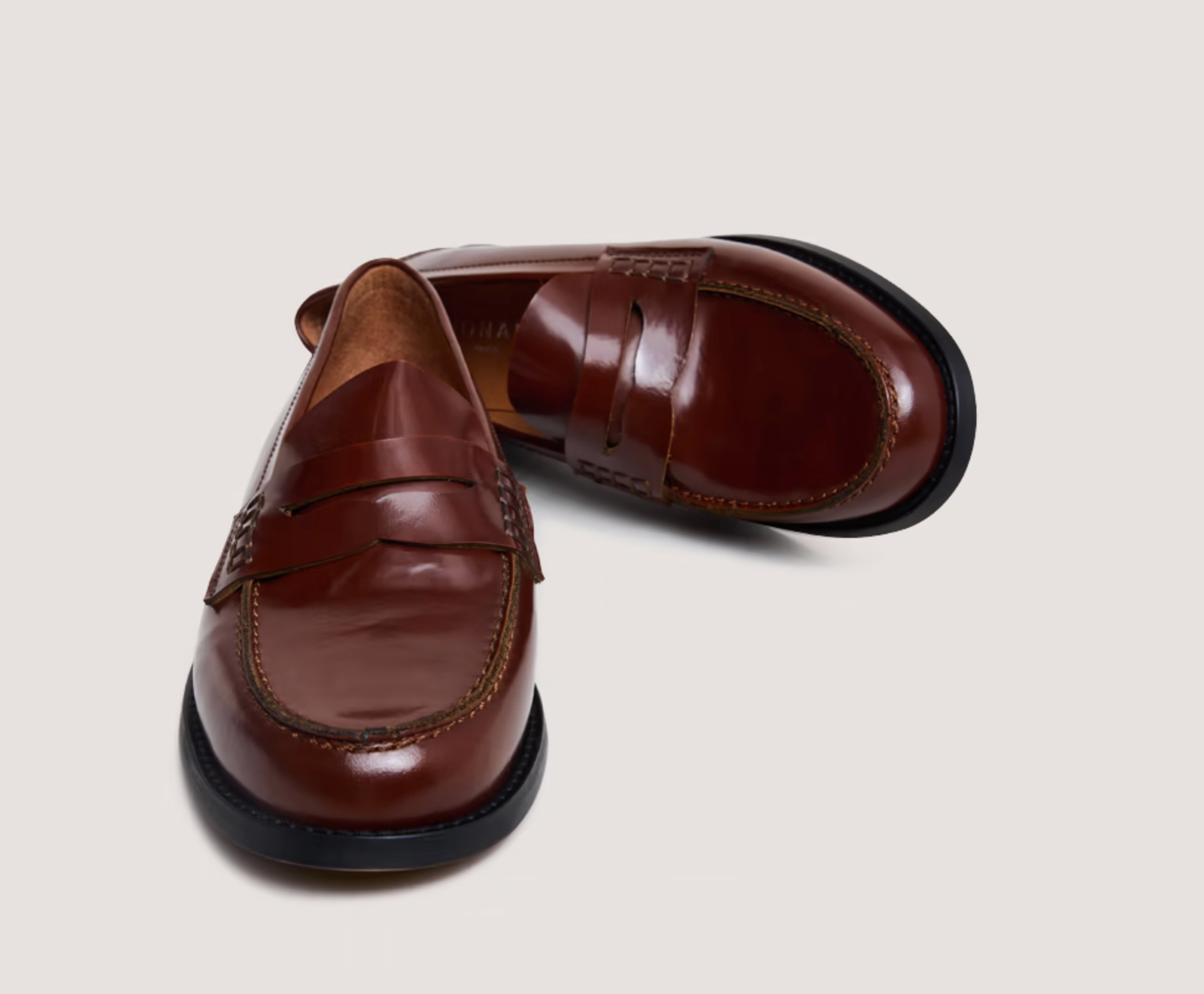 Mocassins à plateau pincé