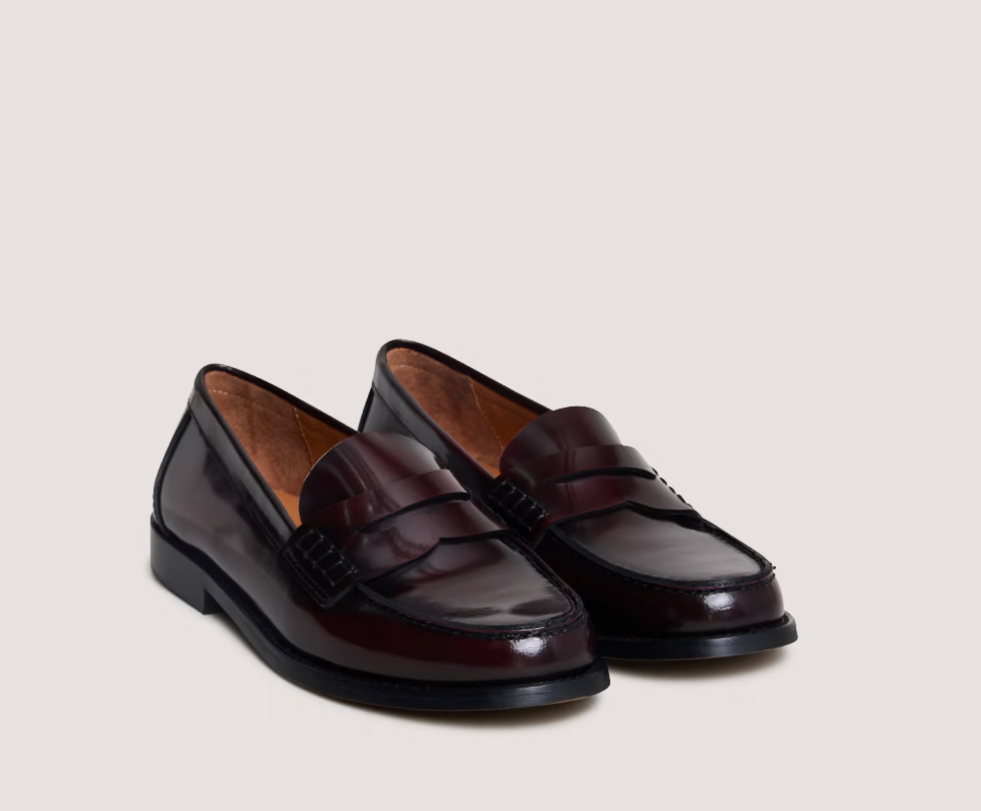 Mocassins à plateau pincé