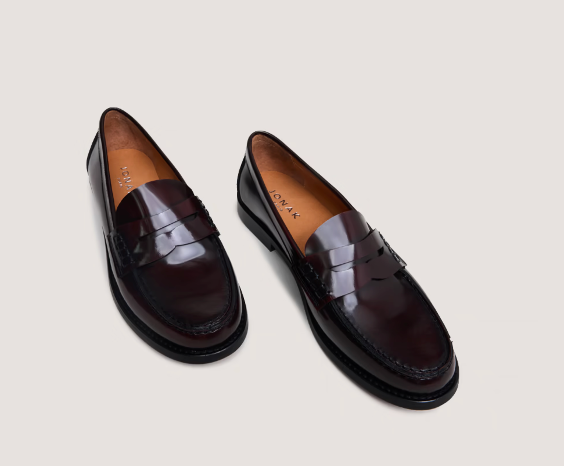 Mocassins à plateau pincé