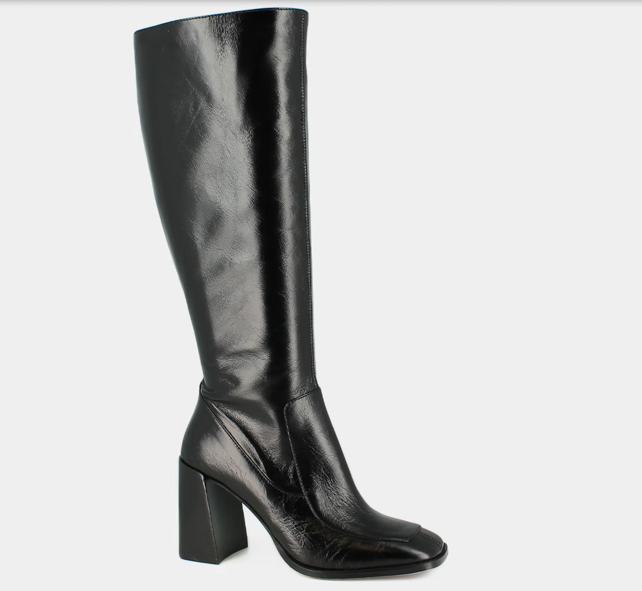 Bottes hautes à bouts carrés