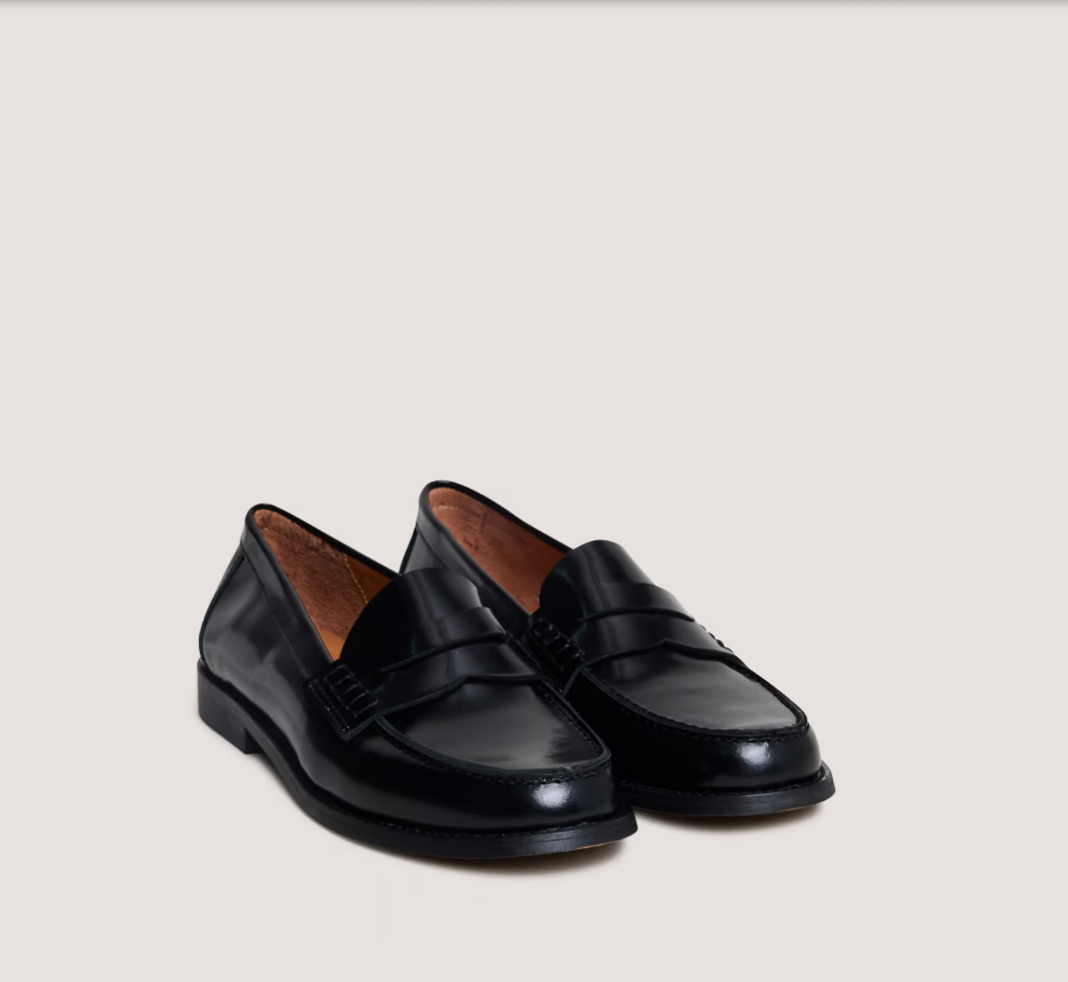 Mocassins à plateau pincé