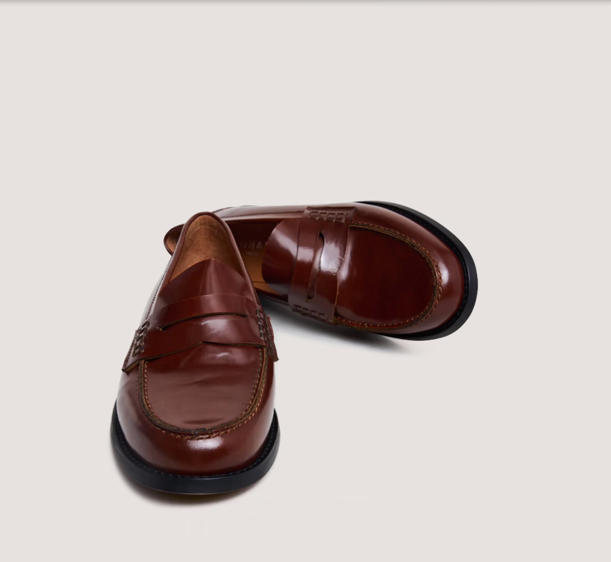 Mocassins à plateau pincé