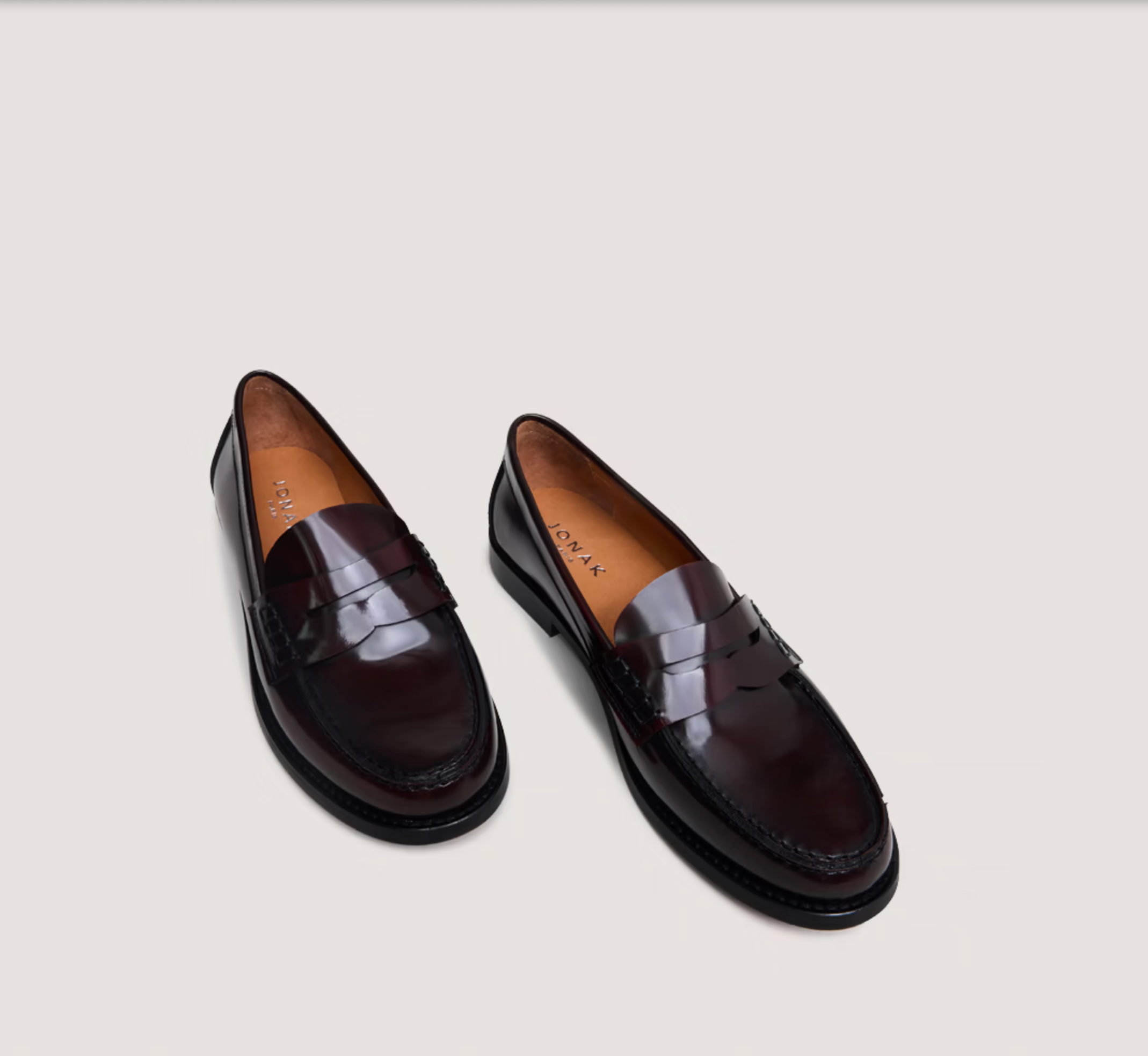 Mocassins à plateau pincé