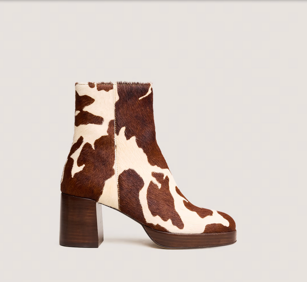 Bottines à bouts carrés