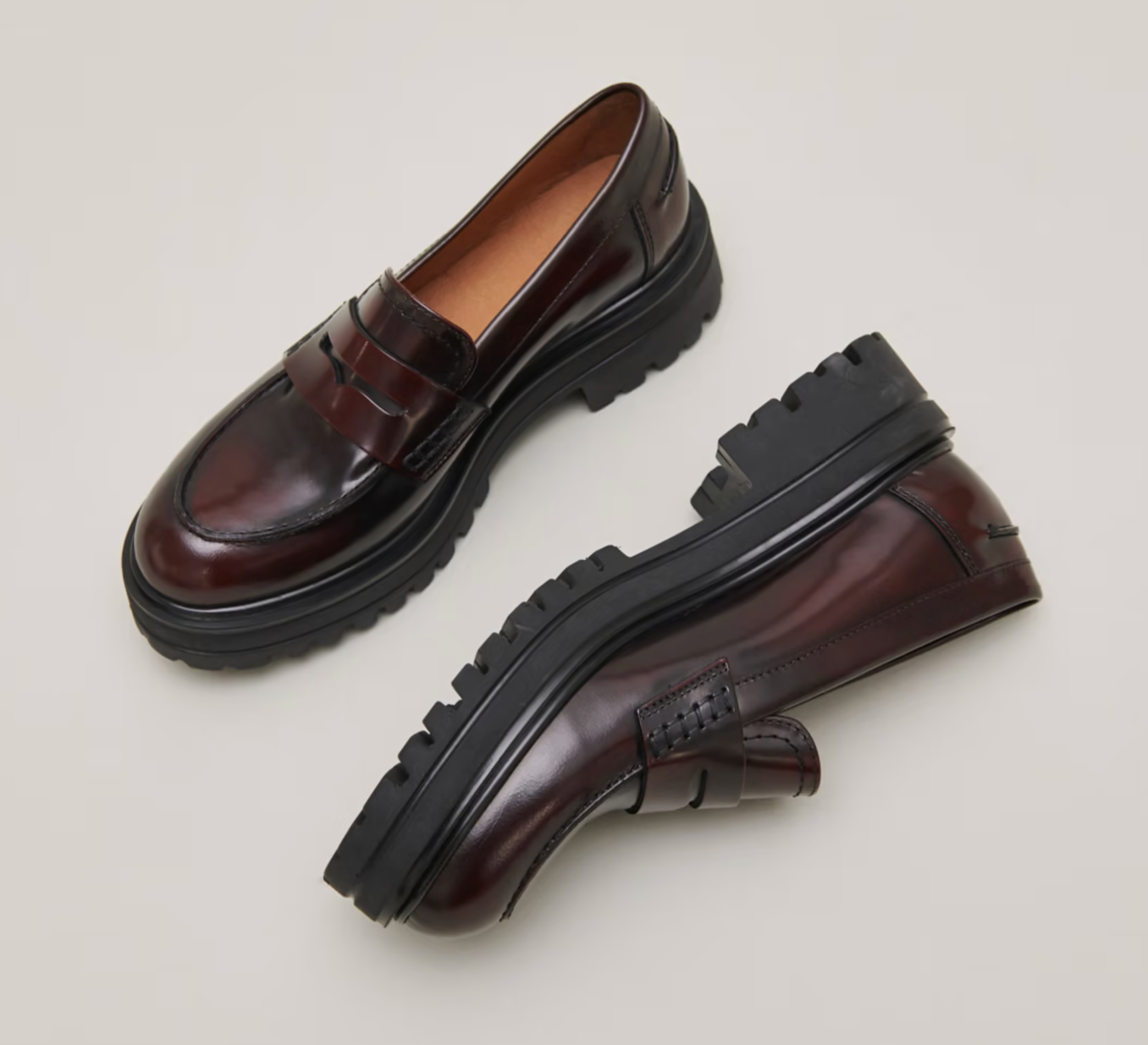 Mocassins à semelles