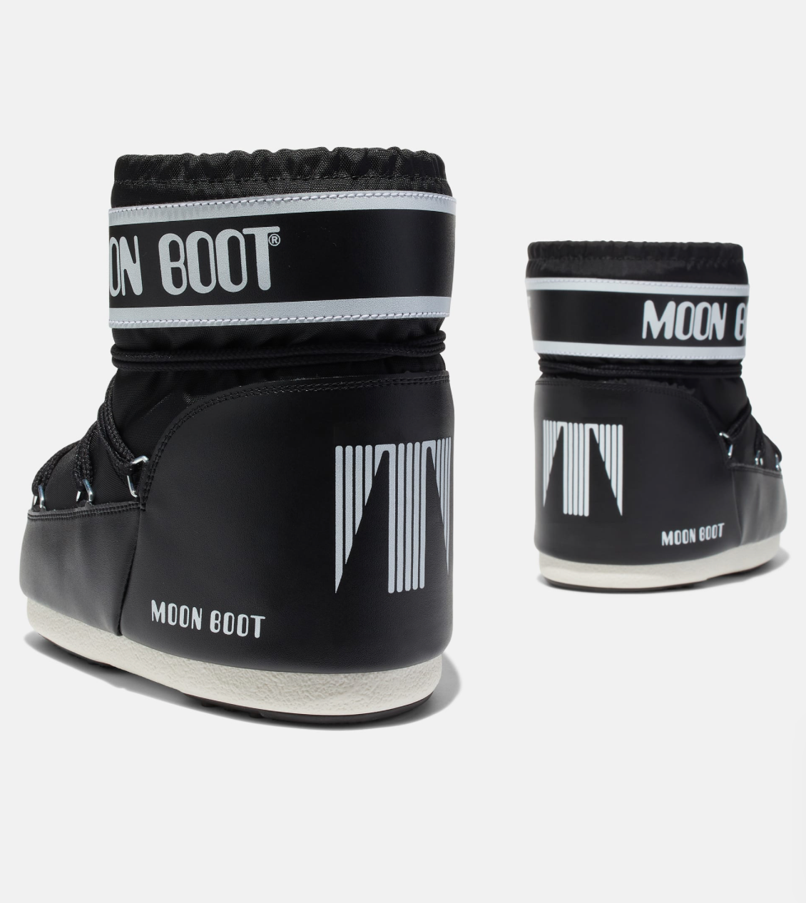 BOTTES LOW ICON EN NYLON - BLACK