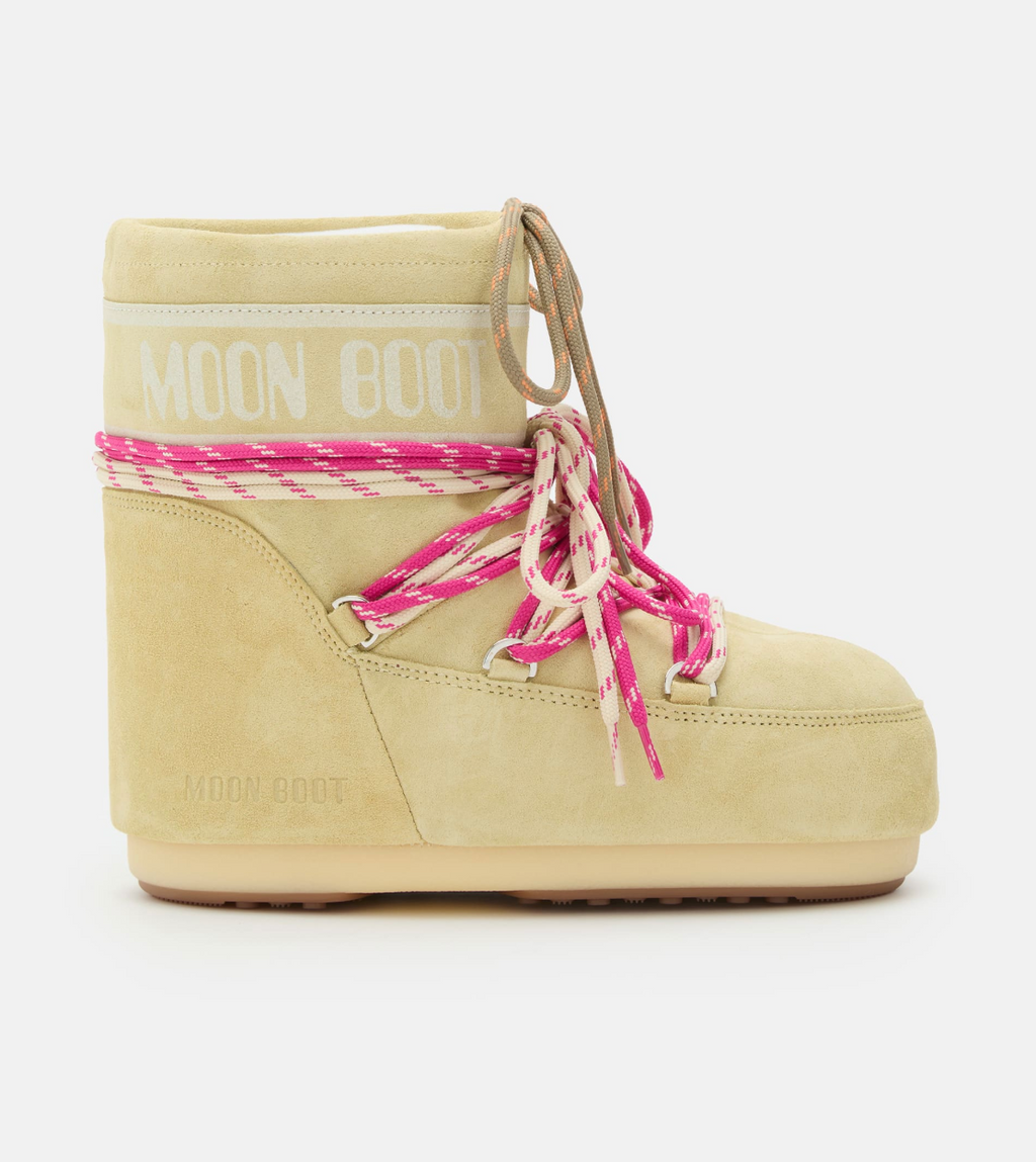 BOTTES ICON LOW EN DAIM JAUNE