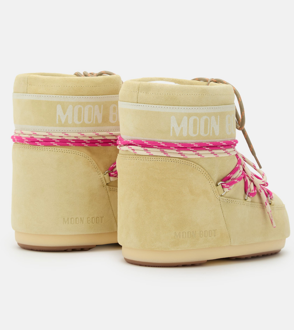 BOTTES ICON LOW EN DAIM JAUNE