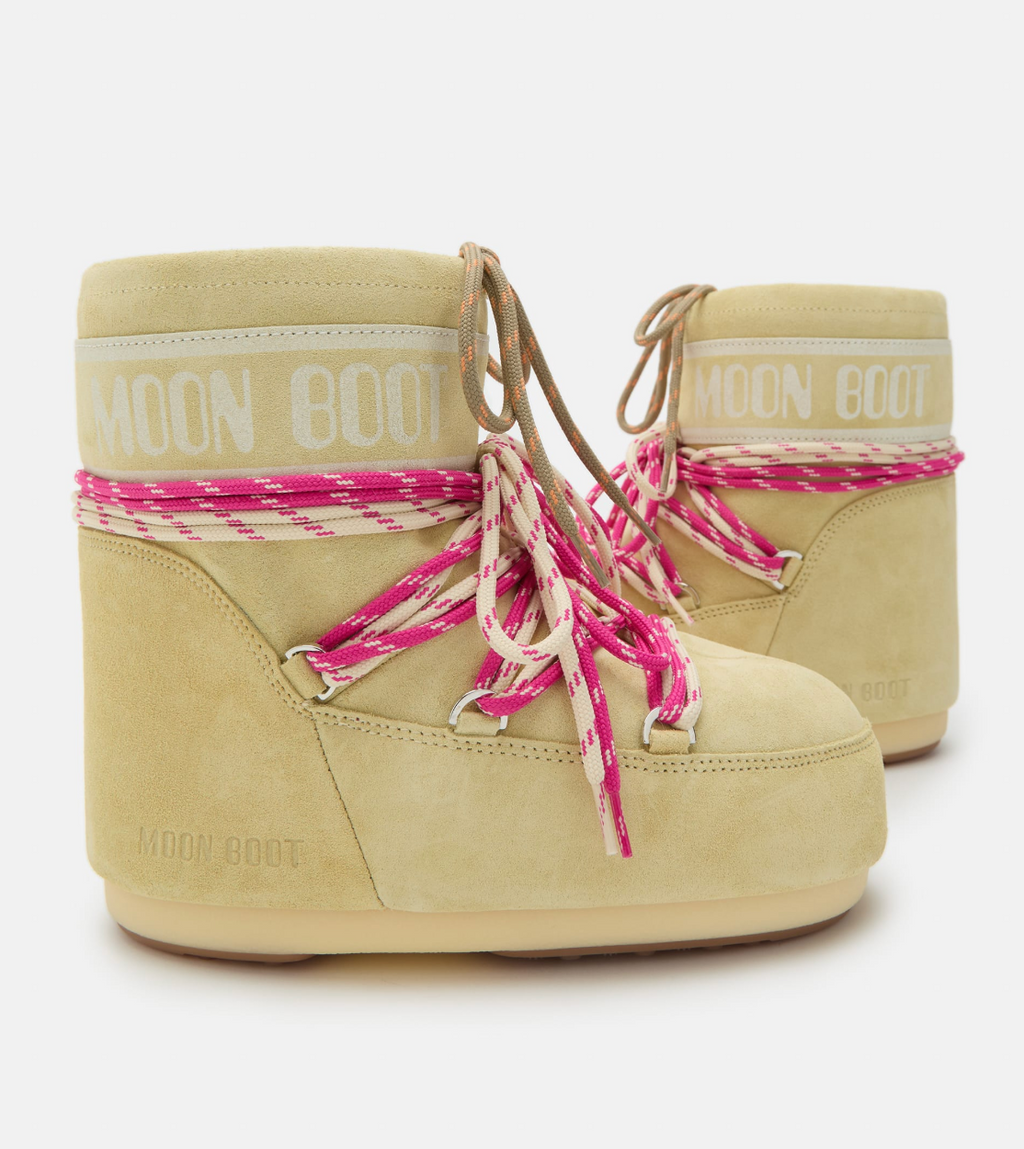 BOTTES ICON LOW EN DAIM JAUNE