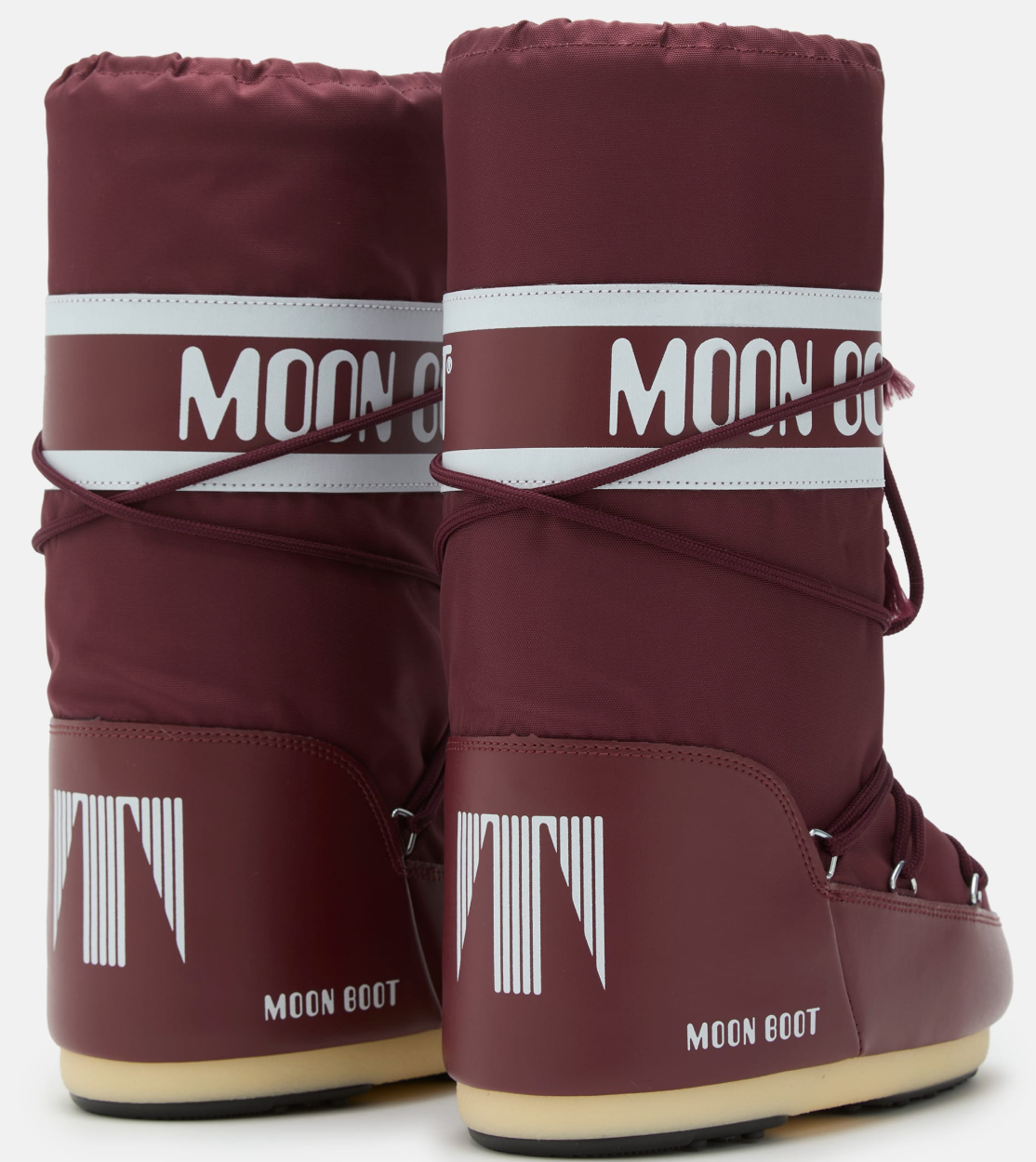 BOTTES ICON EN NYLON - BORDEAUX (new)