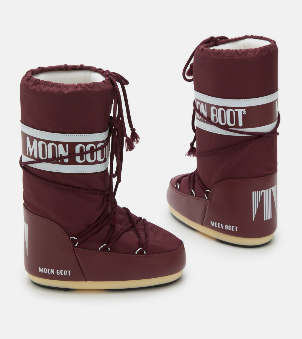 BOTTES ICON EN NYLON - BORDEAUX (new)