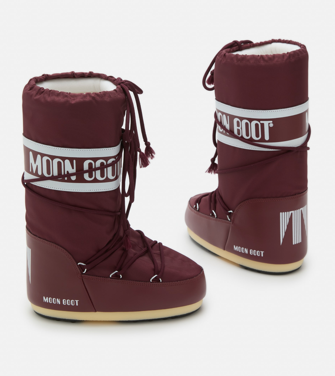 BOTTES ICON EN NYLON - BORDEAUX (new)