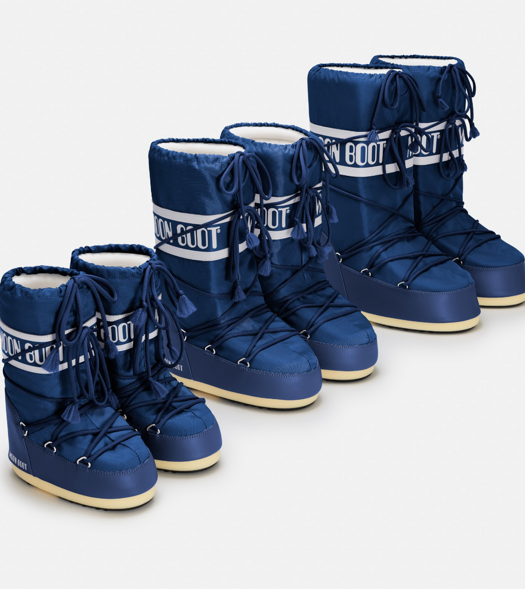 BOTTES ICON EN NYLON - NAVY BLUE