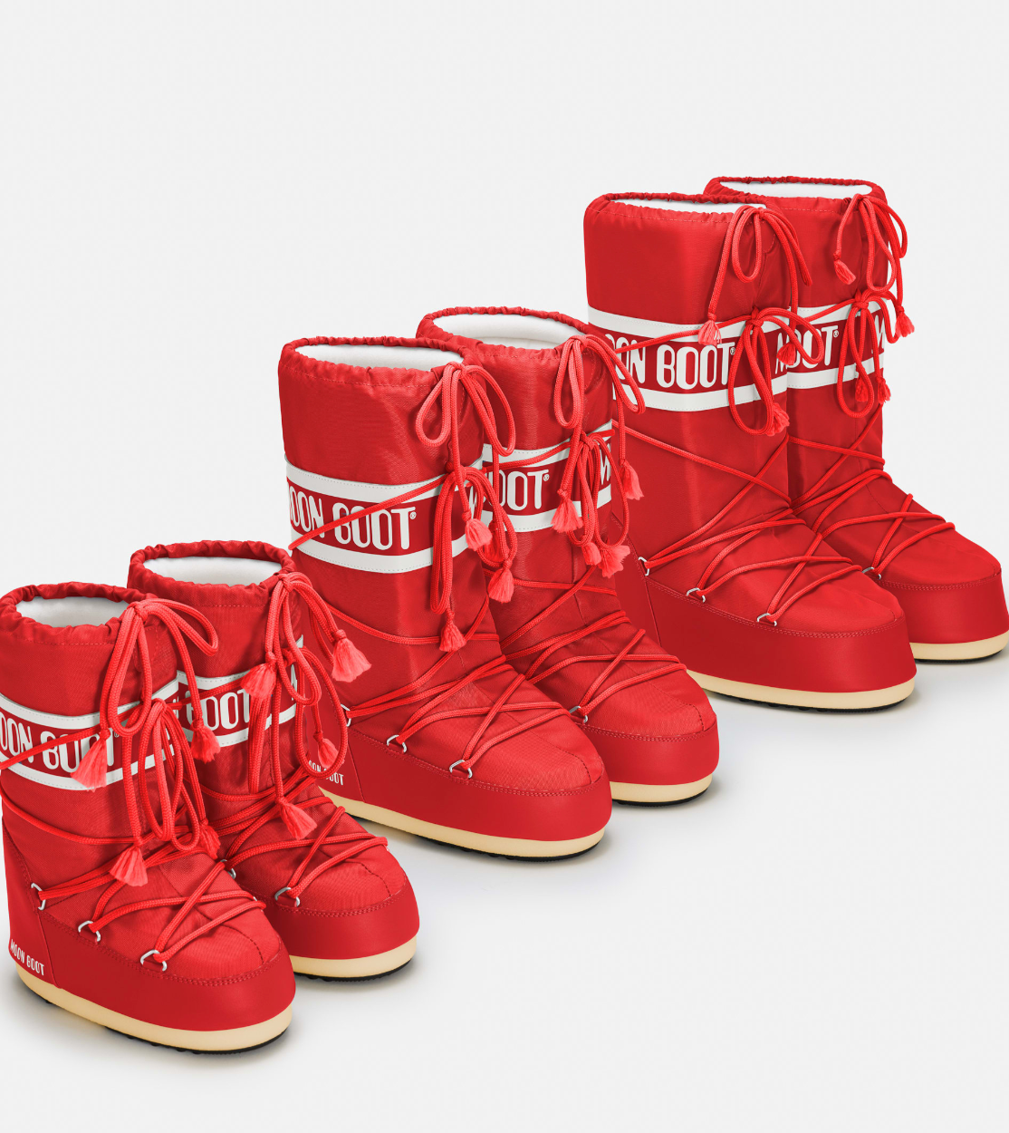 BOTTES ICON EN NYLON - RED
