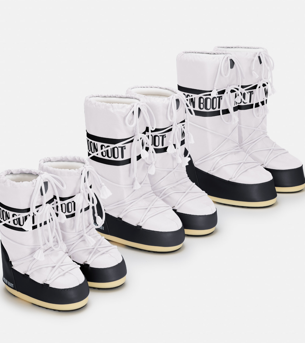 BOTTES ICON EN NYLON - BLACK / WHITE