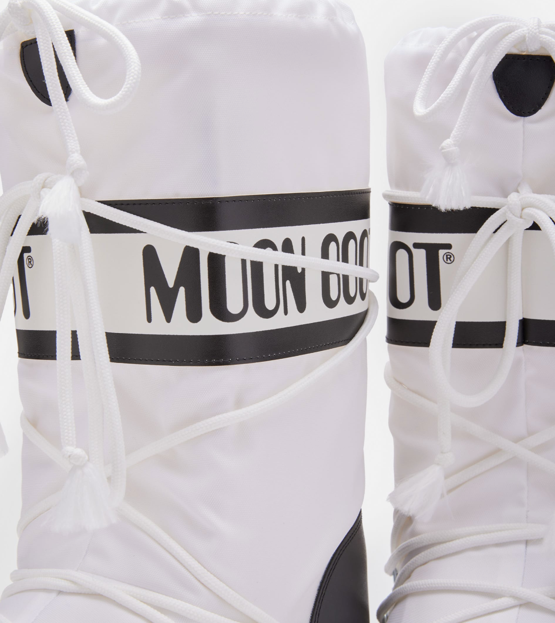 BOTTES ICON EN NYLON - BLACK / WHITE