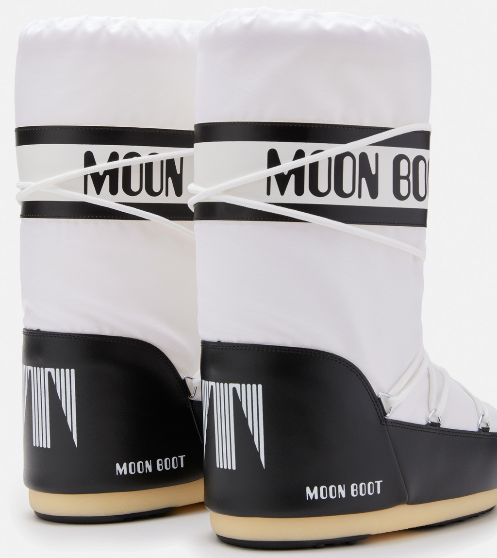 BOTTES ICON EN NYLON - BLACK / WHITE