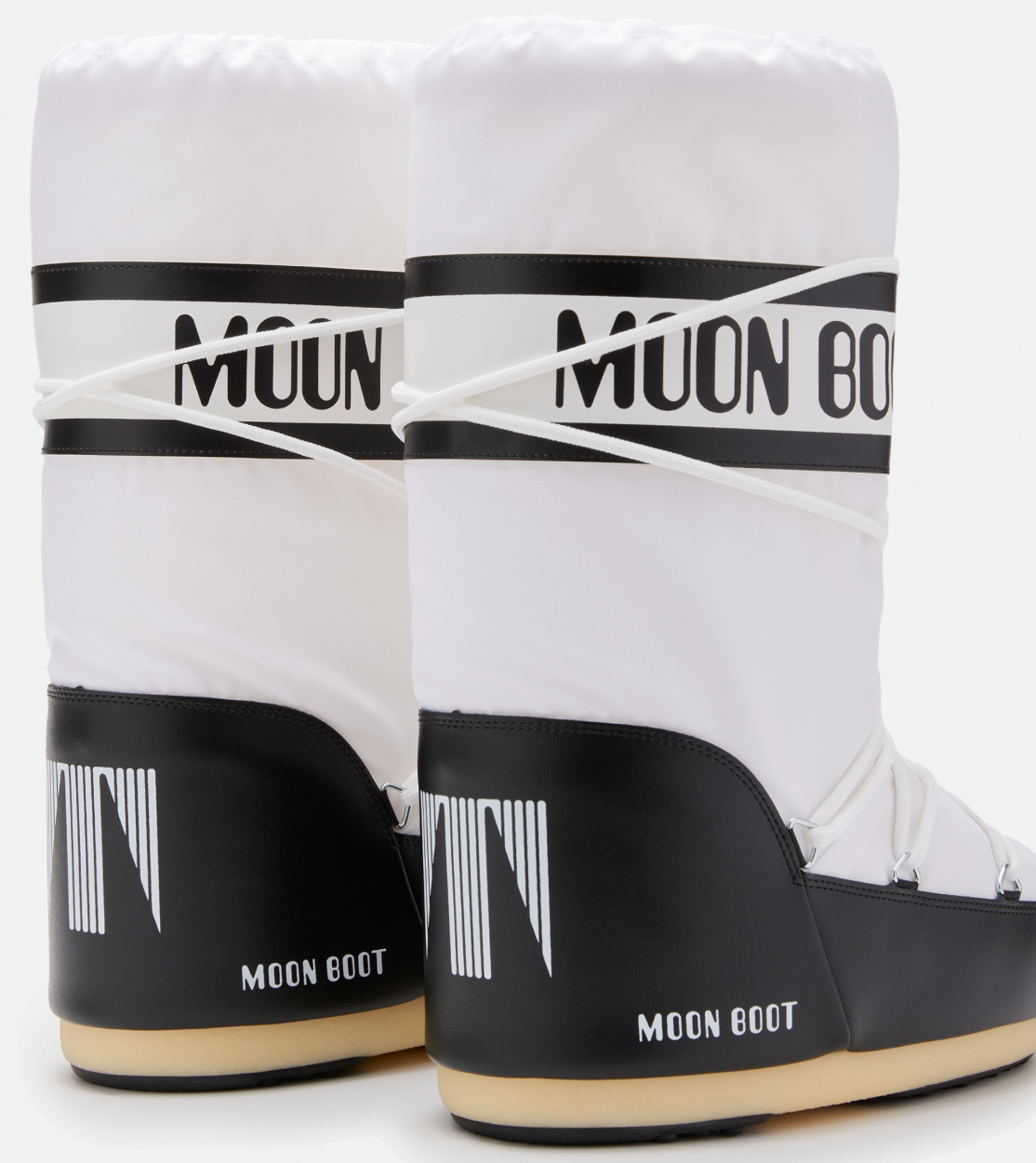 BOTTES ICON EN NYLON - BLACK / WHITE