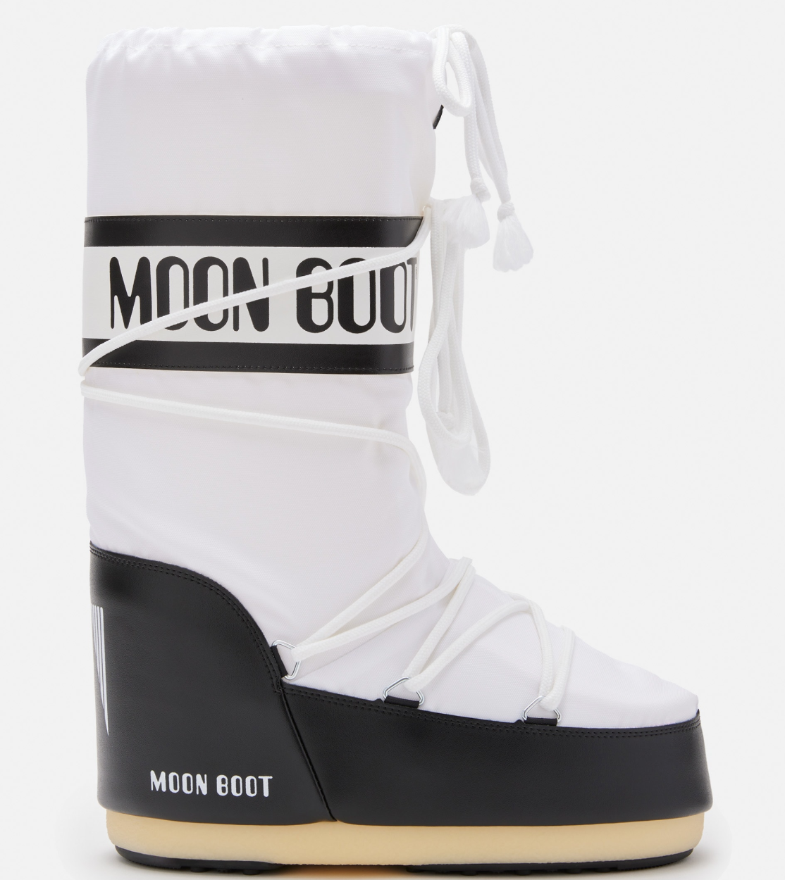 BOTTES ICON EN NYLON - BLACK / WHITE