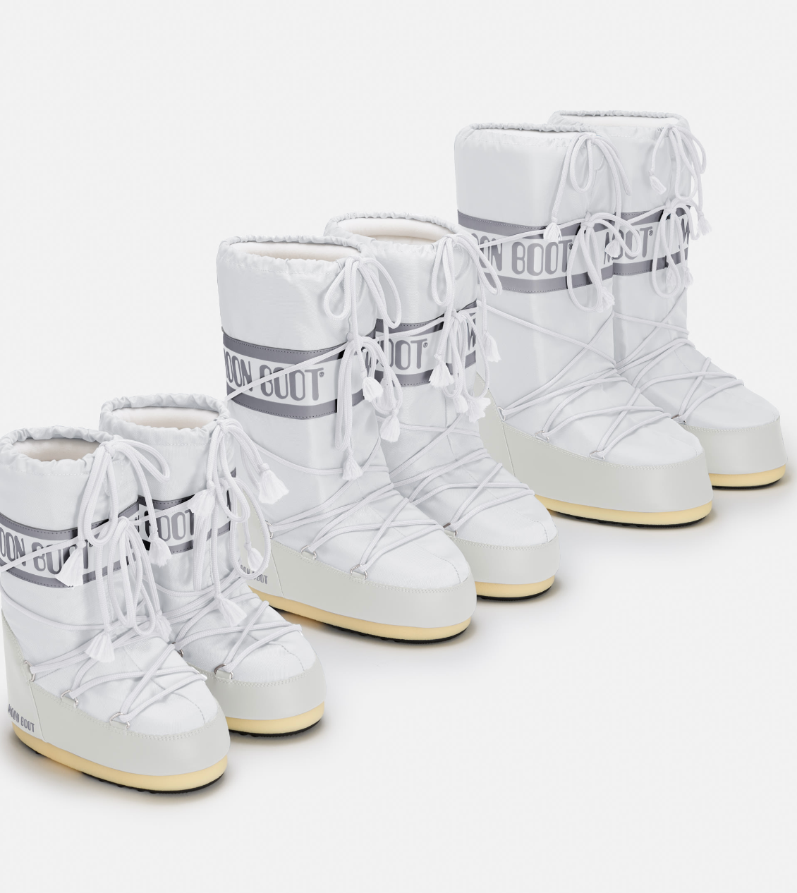 BOTTES ICON EN NYLON - WHITE