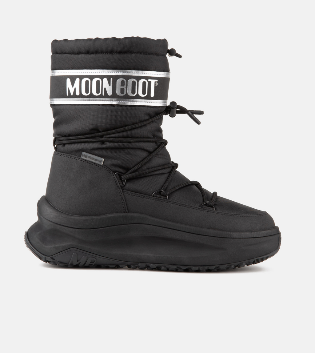 BOTTES MOON247 EN POLAIRE BLACK / SILVER