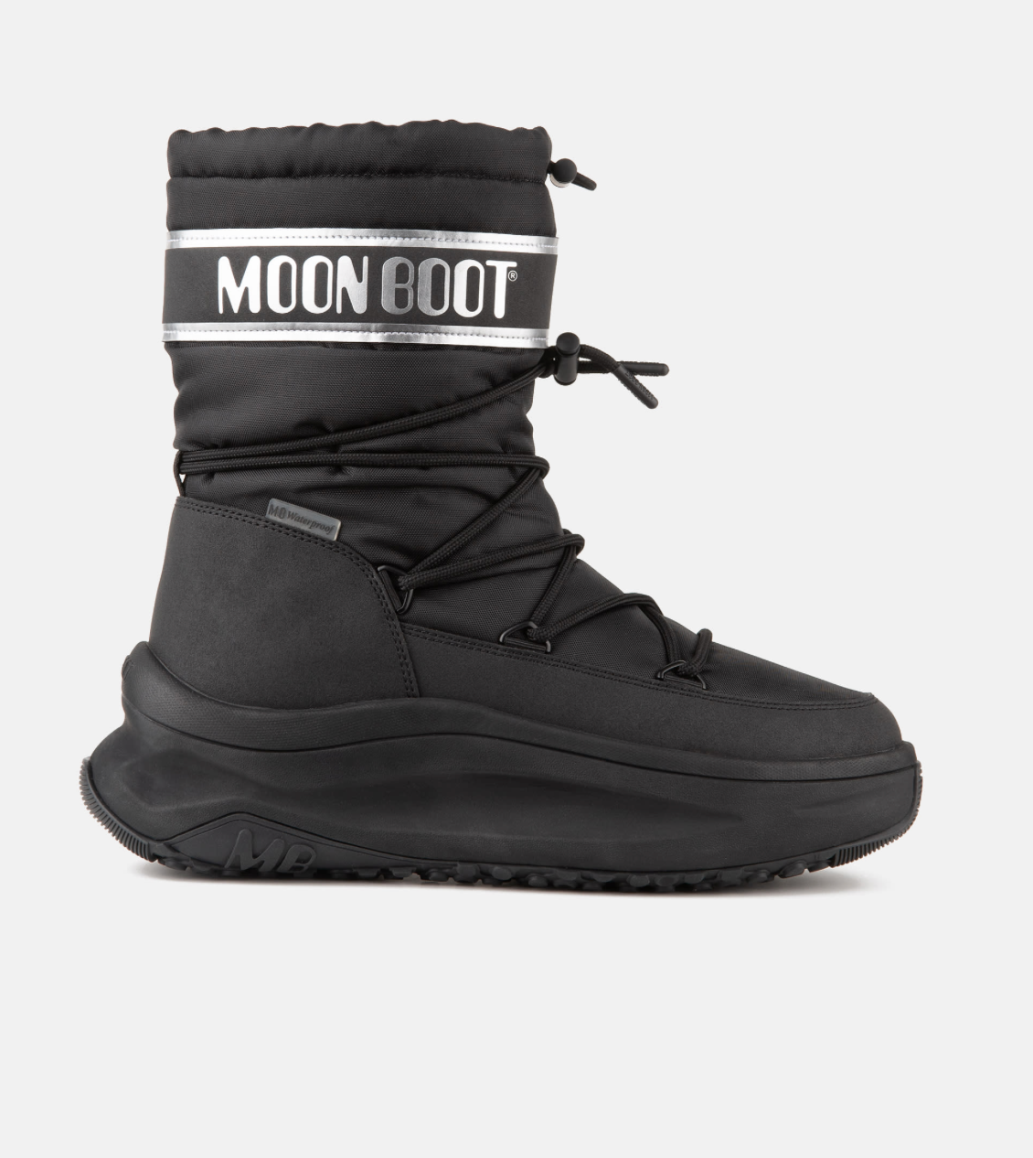 BOTTES MOON247 EN POLAIRE BLACK / SILVER