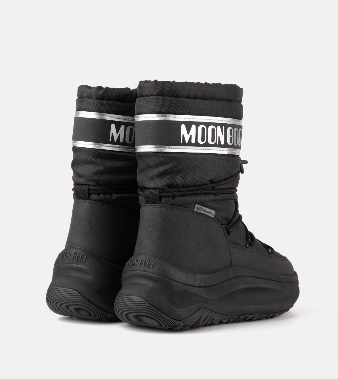 BOTTES MOON247 EN POLAIRE BLACK / SILVER