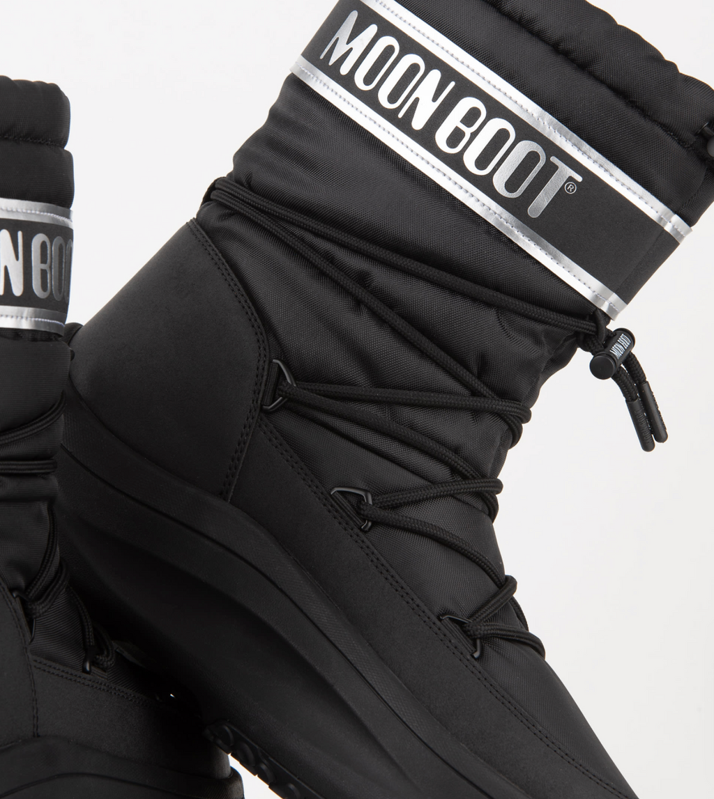 BOTTES MOON247 EN POLAIRE BLACK / SILVER