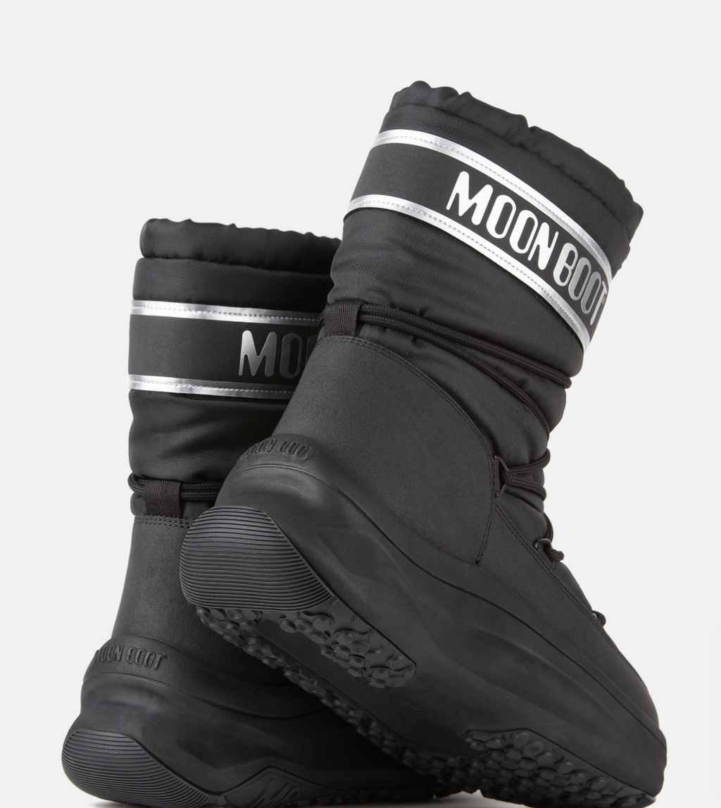 BOTTES MOON247 EN POLAIRE BLACK / SILVER