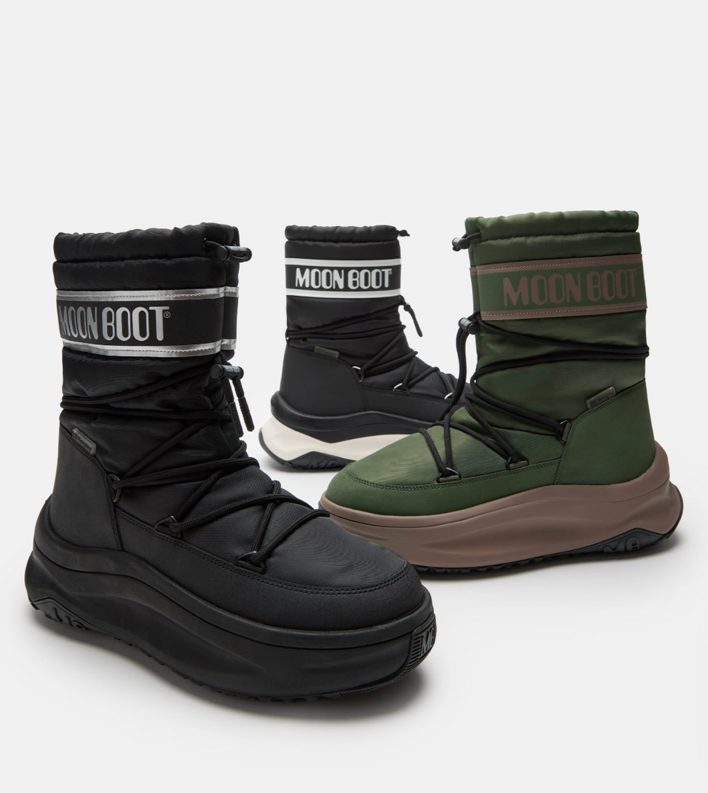 BOTTES MOON247 EN POLAIRE BLACK / SILVER