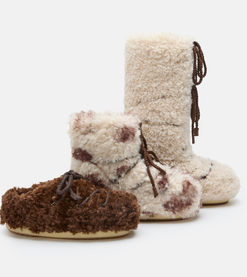 BOTTES ICON LOW BOUCLÉ IMPRIMÉ VACHE