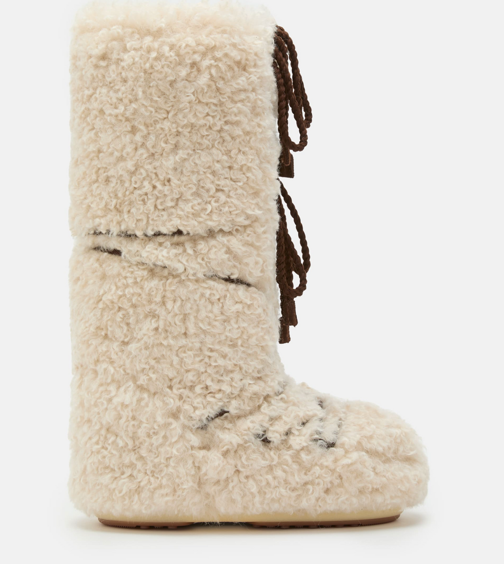 BOTTES ICON EXTRA BOUCLÉ ECRU