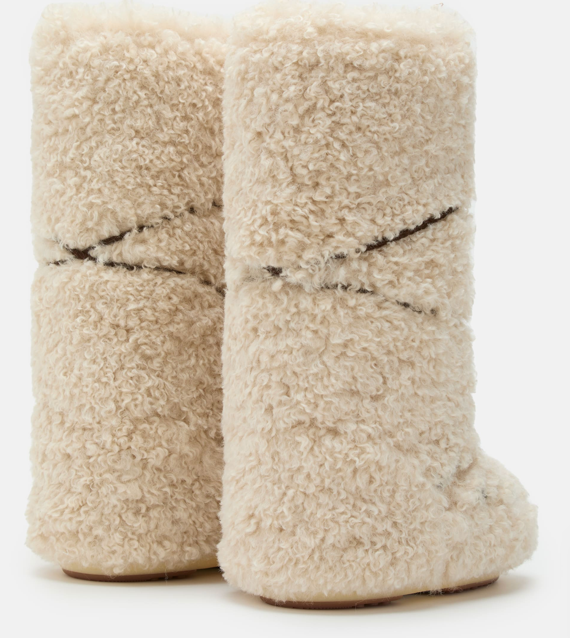 BOTTES ICON EXTRA BOUCLÉ ECRU