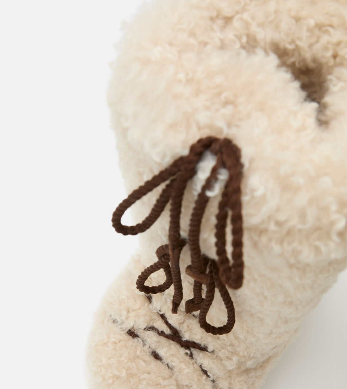 BOTTES ICON EXTRA BOUCLÉ ECRU