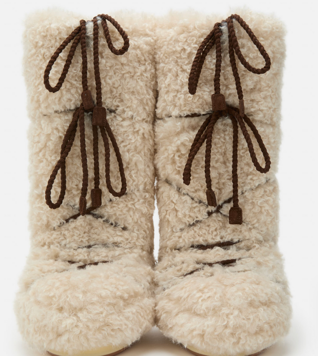 BOTTES ICON EXTRA BOUCLÉ ECRU