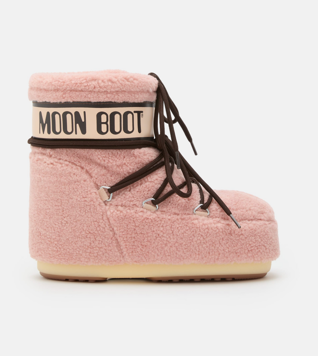 BOTTES ICON LOW EN POLAIRE - PINK