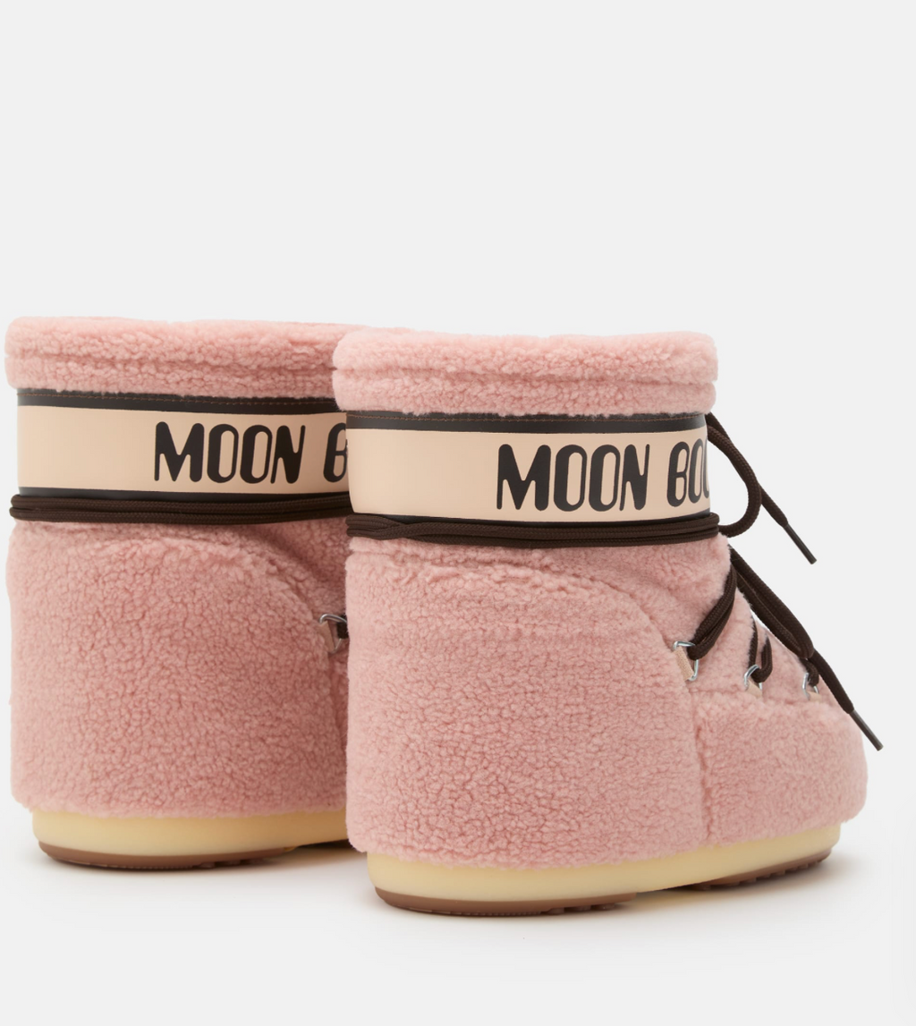 BOTTES ICON LOW EN POLAIRE - PINK
