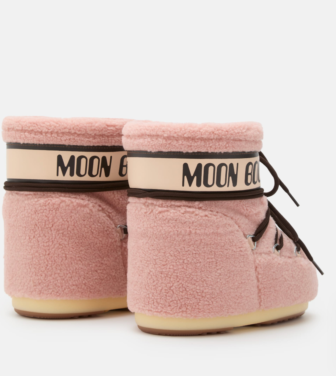 BOTTES ICON LOW EN POLAIRE - PINK