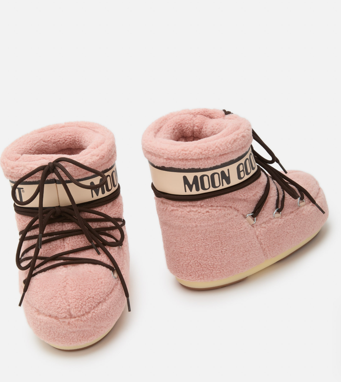 BOTTES ICON LOW EN POLAIRE - PINK