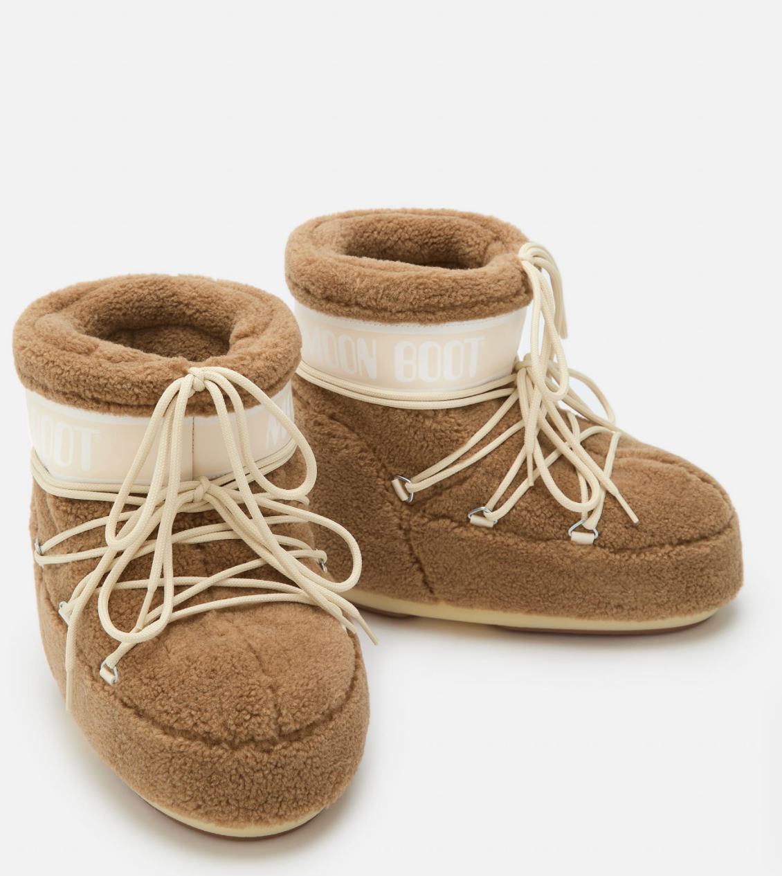 BOTTES ICON LOW EN POLAIRE - BEIGE