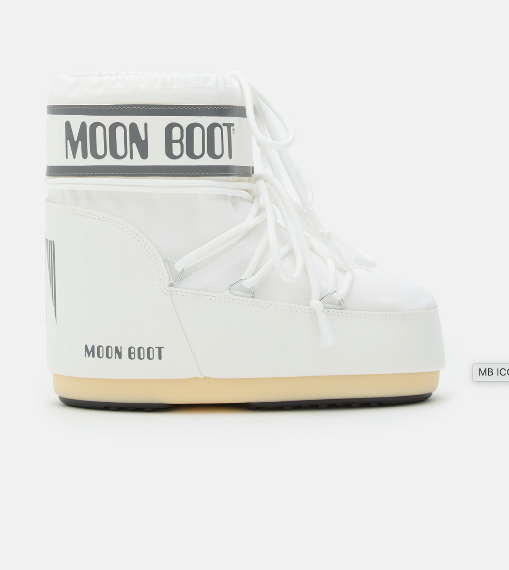 BOTTES LOW ICON EN NYLON - WHITE