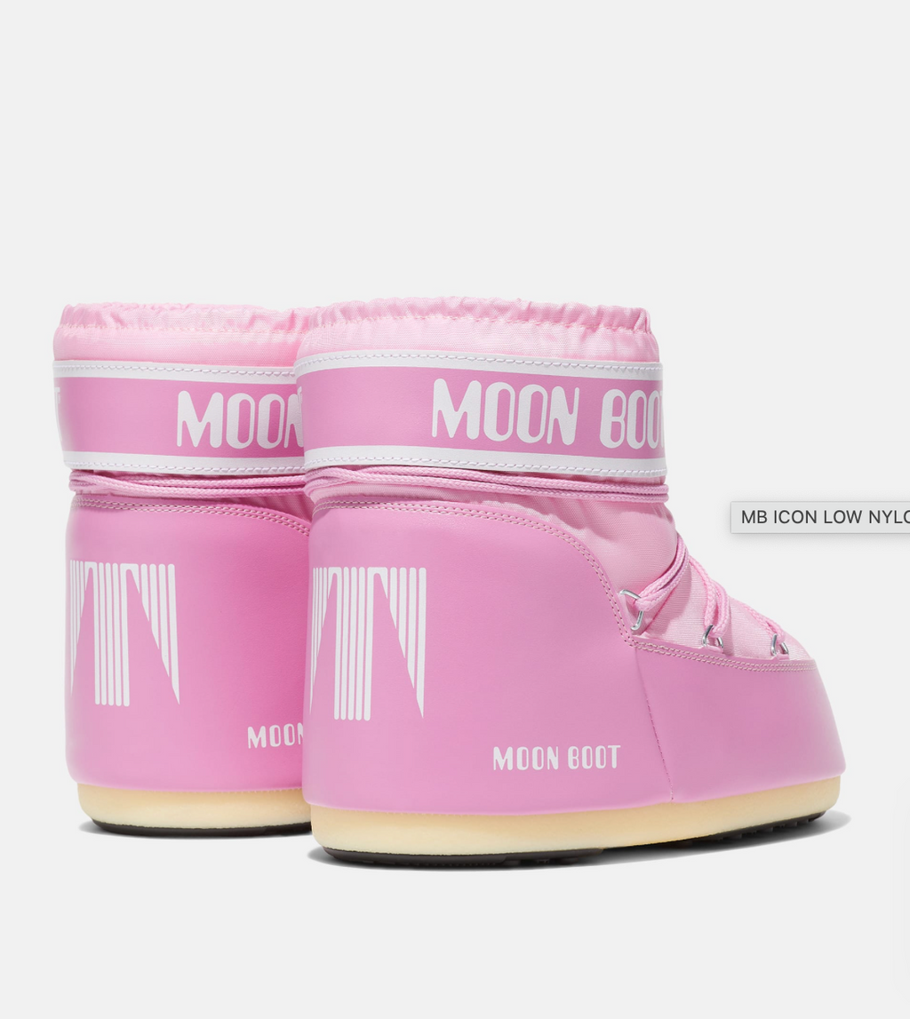 BOTTES LOW ICON EN NYLON - PINK