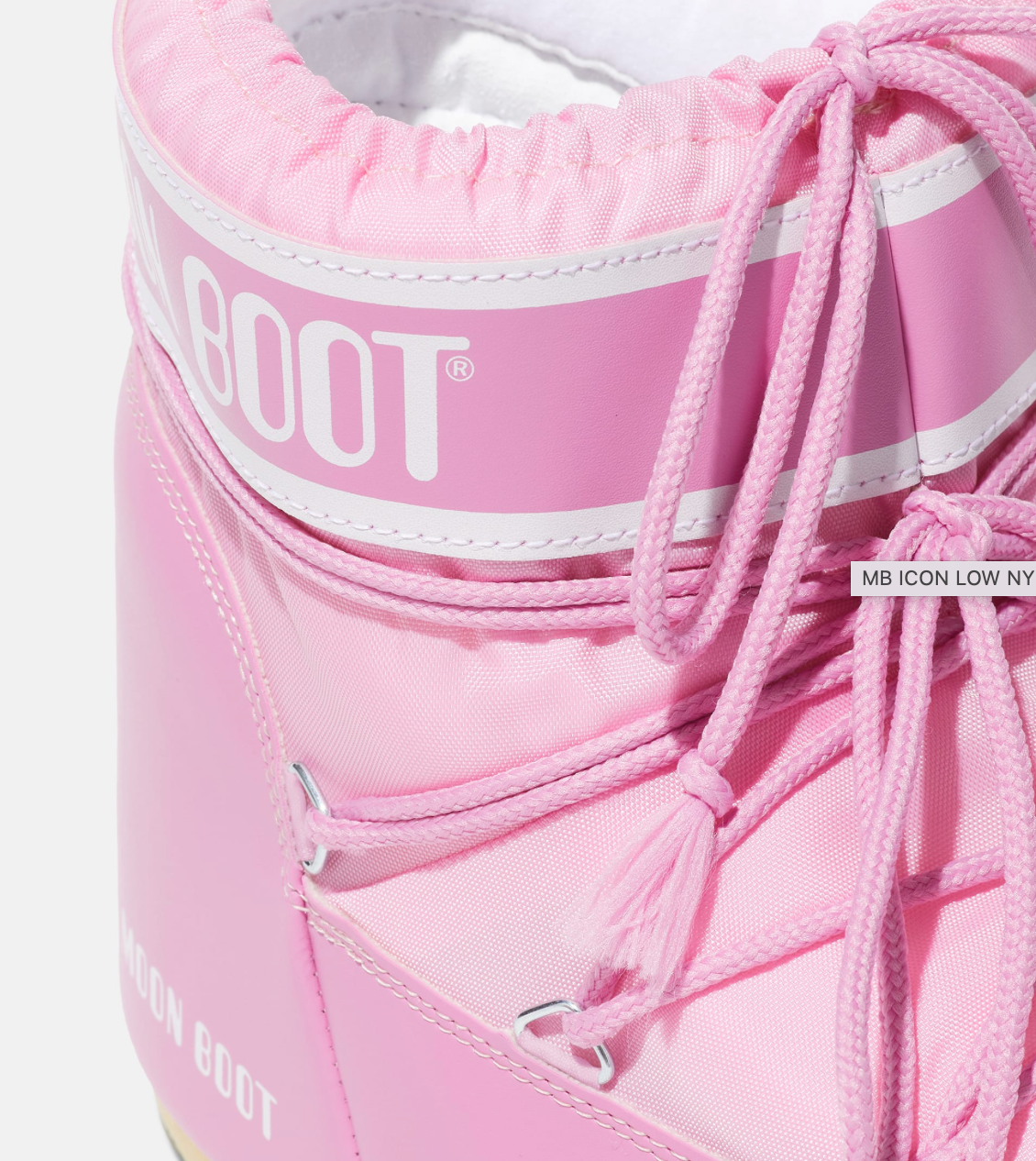 BOTTES LOW ICON EN NYLON - PINK