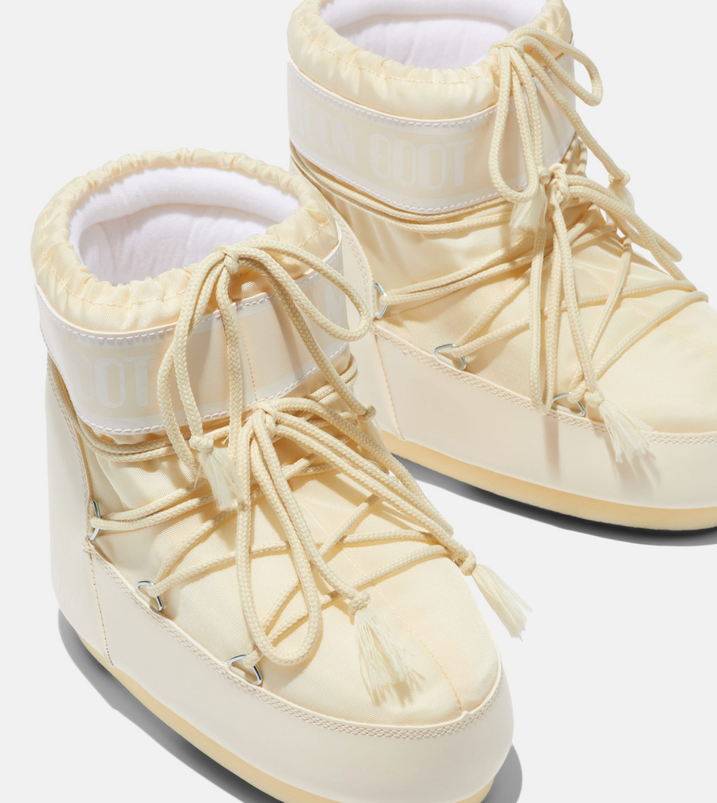 BOTTES LOW ICON EN NYLON - CREAM