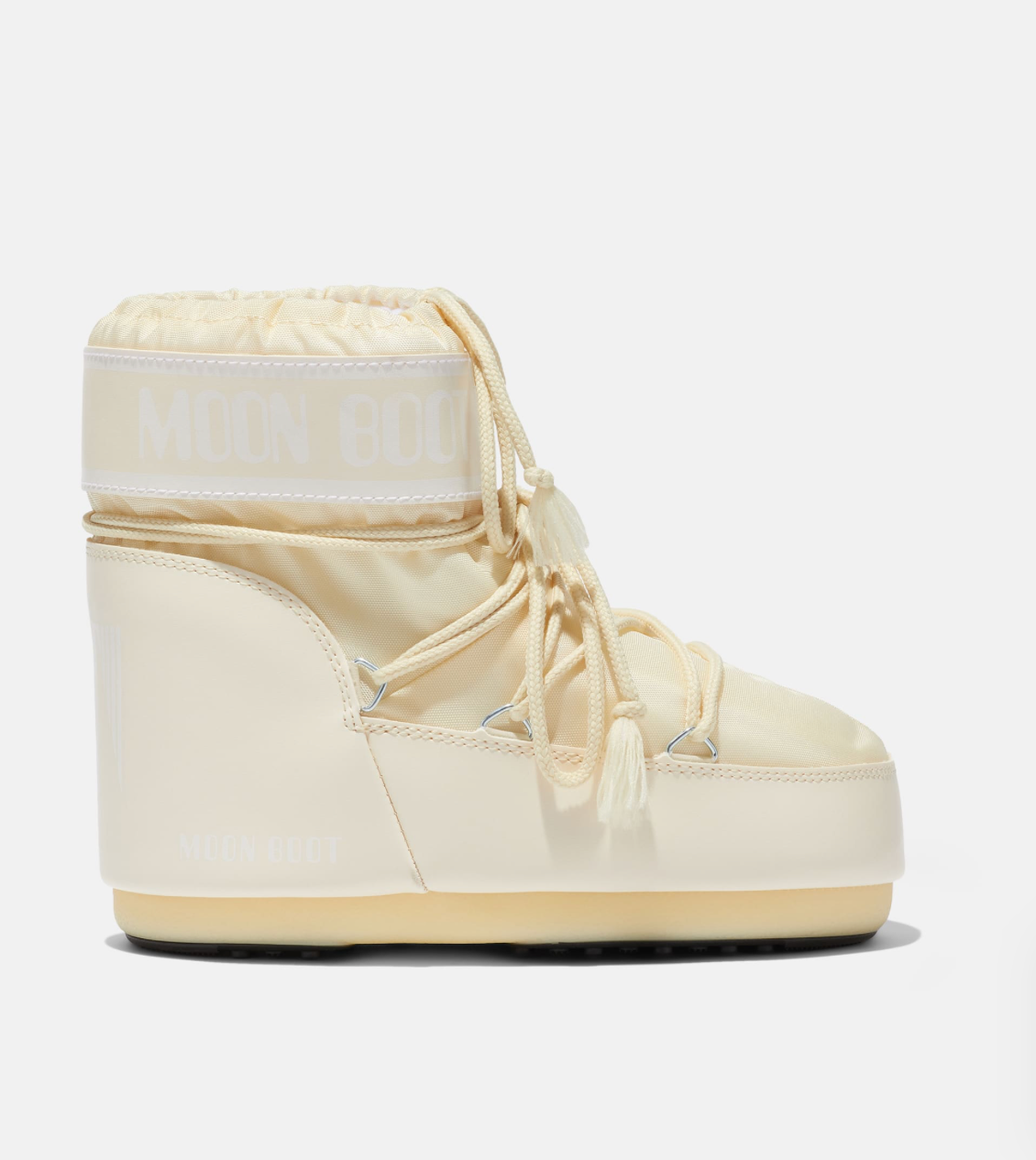 BOTTES LOW ICON EN NYLON - CREAM