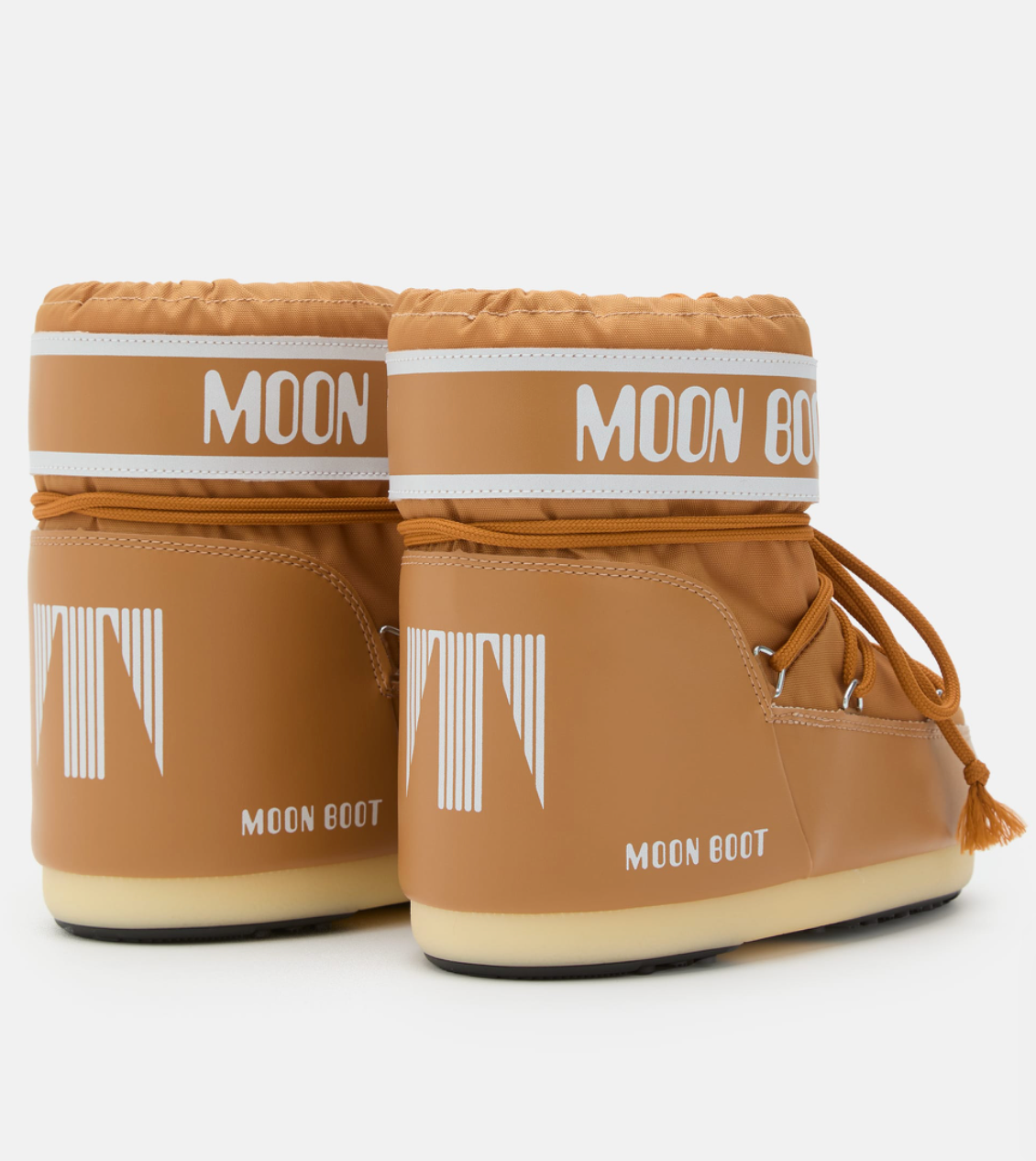 BOTTES LOW ICON EN NYLON - COGNAC