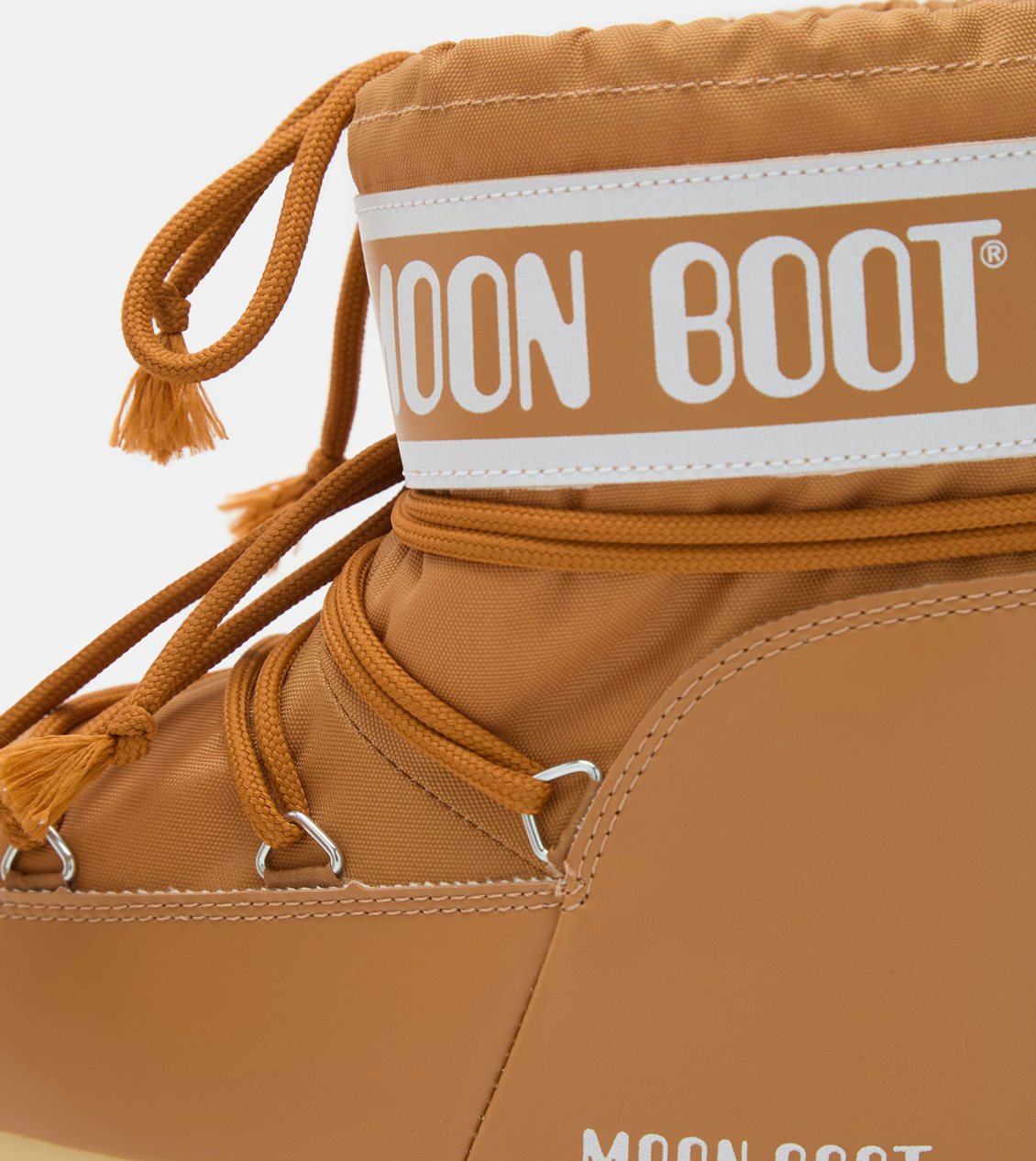 BOTTES LOW ICON EN NYLON - COGNAC