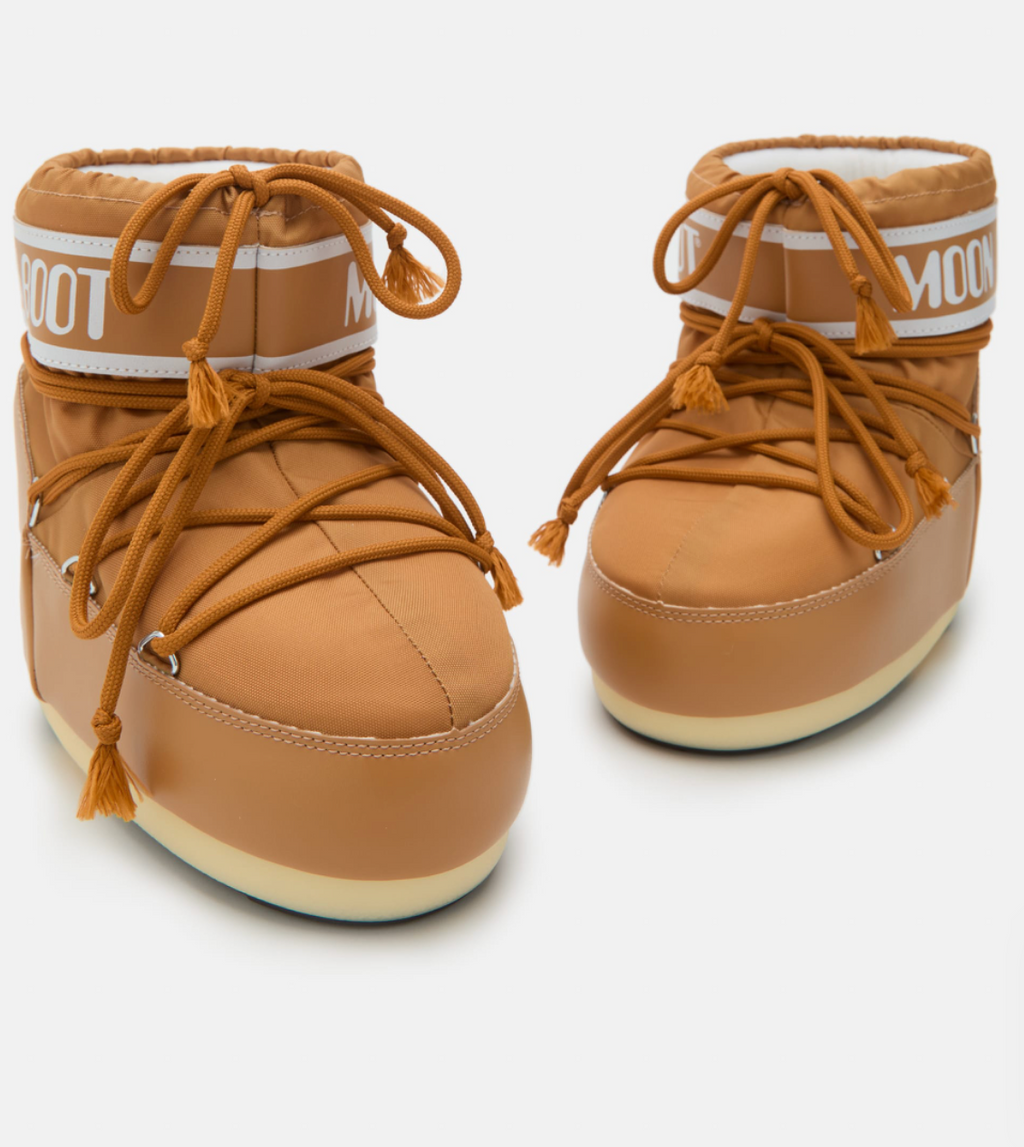 BOTTES LOW ICON EN NYLON - COGNAC